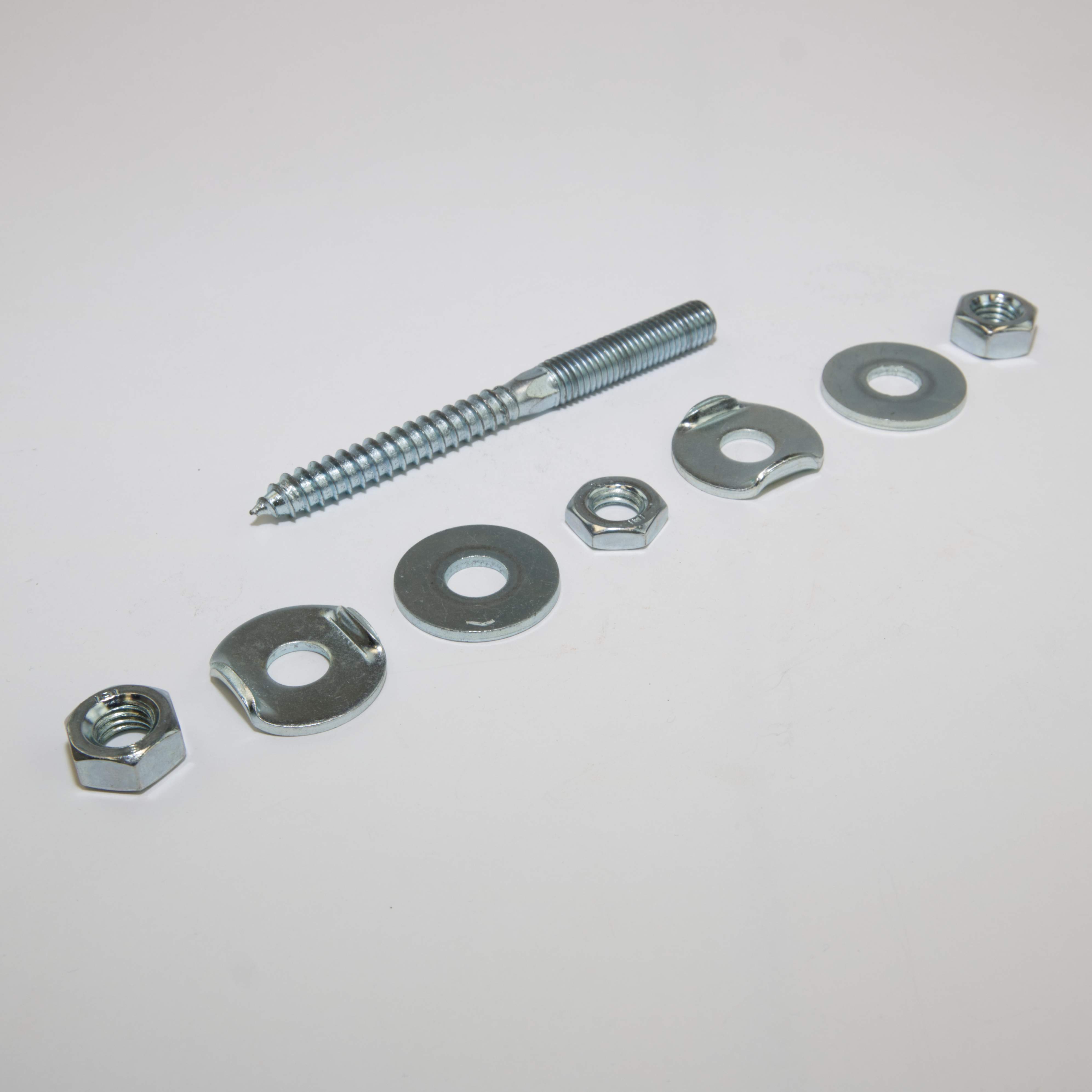 Stockschraubenset für den Zaunbau
